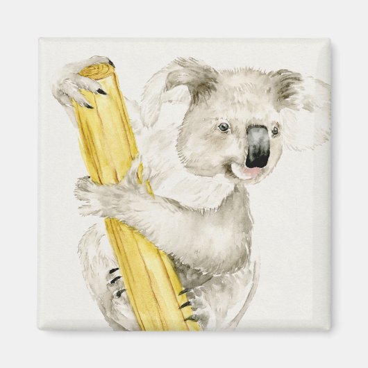 ベビーコアラ |かわいい&フリ マグネット (正面)