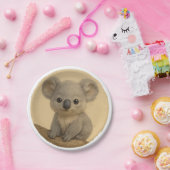 ベビーコアラ ペーパープレート (パーティー)