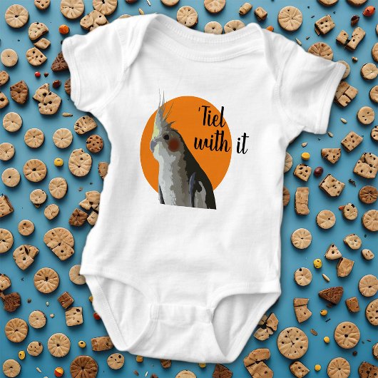 ベビーコッカティエル新規ペットバード兄弟姉妹競合オレンジ ベビーボディスーツ