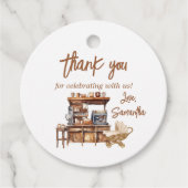 ベビーコーヒーベビーシャワーラウンド フェイバータグ (正面)