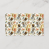 ベビーコーヒーベビーシャワー用の本 エンクロージャーカード (裏面)