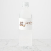 ベビーコーヒーベビーシャワー ペットボトルラベル (正面)