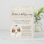 ベビーコーヒー茶ツインジェンダーがパーティーを明らかにする 招待状 (スタンド正面)