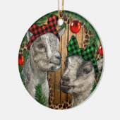 ベビーゴアツクリスマスオーナメントパンプルウェスタンクリスマス セラミックオーナメント (左)