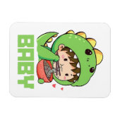 ベビーゴジラ マグネット (横)