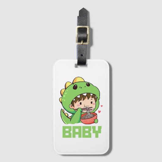 ベビーゴジラ ラゲッジタグ (正面縦)