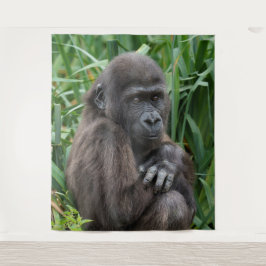 ベビーゴリラ タペストリー