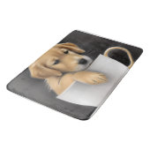 ベビーゴールデンレトリバーinティーカップグラフィック バスマット (アングル)