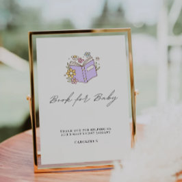 ベビーサイン・ベビーシャワー用の本 招待状