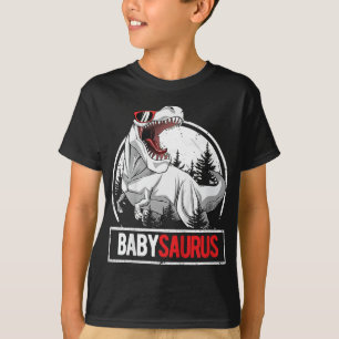 ベビーサウルス子供へ幼児の誕生日パーティーTレックス Tシャツ
