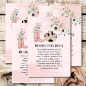 ベビーサドルアップウェスタン女性のカーボーイテーマ エンクロージャーカード