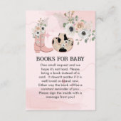 ベビーサドルアップウェスタン女性のカーボーイテーマ エンクロージャーカード (正面)