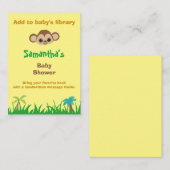 ベビーサファリのエンクロージャカード用の本を持参 エンクロージャーカード (正面/裏面)