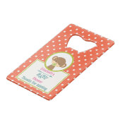 ベビーサファリモンキーおしゃぶりシャワー クレジットカード栓抜き (正面アングル)