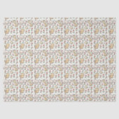 ベビーサファリ野生動物とドードルフラワー 薄葉紙 (正面)