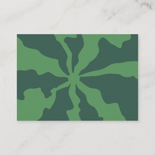 ベビーサマーメロン赤ちゃんシャワー用スイカ本 エンクロージャーカード (裏面)