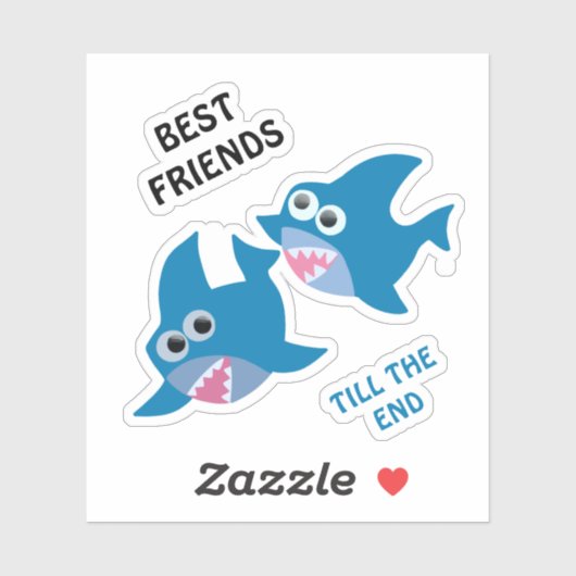 ベビーサメ シール (シート)