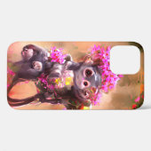 ベビーサルと花iPhone / iPadケース Case-Mate iPhoneケース (裏面 (横))