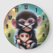 ベビーサル ラージ壁時計 (正面)