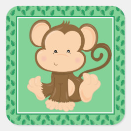 ベビーサル | Safari Animals Party スクエアシール