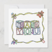 ベビーサンキュースクエアカード サンキューカード (正面)
