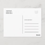 ベビーサンキューポストカード ポストカード (裏面)