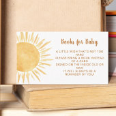 ベビーサンシャインベビーシャワー用ブック エンクロージャーカード