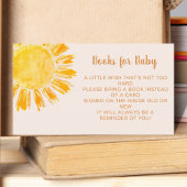 ベビーサンシャインベビーシャワー用ブック エンクロージャーカード