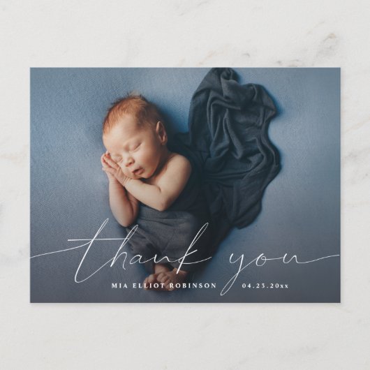 ベビーサンシャワモダンー書道写真アン 案内ポストカード (正面)