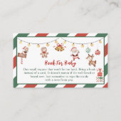 ベビーサンタクリスマスパーティーエンクロージャカード用ブック エンクロージャーカード (正面)