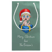 ベビーサンタクロース スモールペーパーバッグ (裏面)