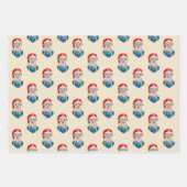 ベビーサンタクロース ラッピングペーパーシート (正面2)