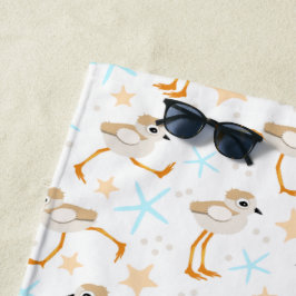 ベビーサンドパイパーパイピングプローバービーチコンバー ビーチタオル