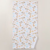 ベビーサンドパイパーパイピングプローバービーチコンバー ビーチタオル (正面)