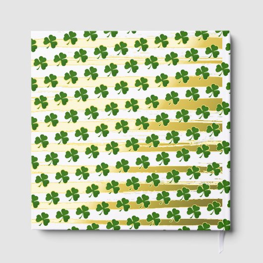 ベビーサンパトリックの日の赤ちゃんシャワー実在 ゲストブック (裏面)