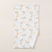 ベビーサンピパーパイピングプローバービーチハウスバストウ バスタオルセット (ハンドタオル)