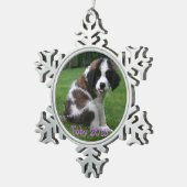 ベビーサンベルナルト2013オーナメント スノーフレークピューターオーナメント (右)