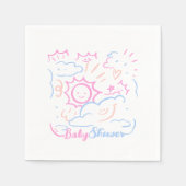 ベビーサン スタンダードカクテルナプキン (正面)