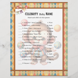 ベビーサーカス_有名人ベビーゲーム レターヘッド