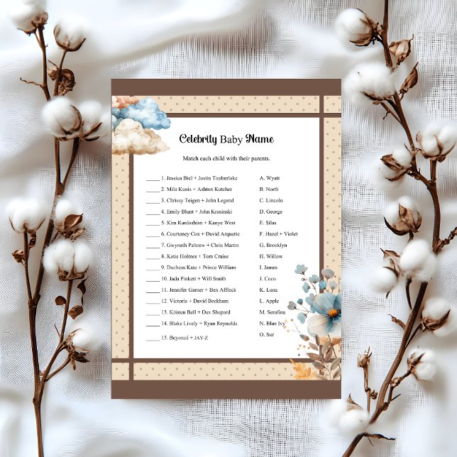 ベビーサーカス_有名人ベビーゲーム レターヘッド (クリエイターアップロード済み)