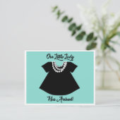 ベビーザアガール誕生 招待状 (スタンド正面)