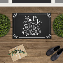 ベビーザコールドアウトアウトアウトブラックスクリプトホリデー