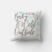 ベビーザコールドアウトアウトスノーフレーク装飾用クッション クッション (正面)