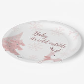 ベビーザコールドアウトサイド紙プレート ペーパープレート (アングル)