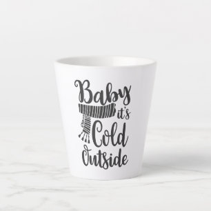 ベビーザコールドアウトサイド雪だるまマグカップ カフェラテマグ