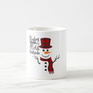 ベビーザコールドアウトサイド雪だるまマグカップ コーヒーマグカップ