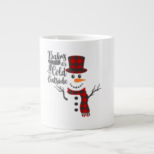 ベビーザコールドアウトサイド雪だるまマグカップ ジャンボコーヒーマグカップ