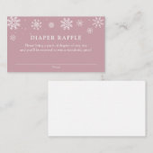 ベビーザコールドアウトシャワーおむつラッフルチケット エンクロージャーカード (正面/裏面)