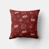 ベビーザコールド外かわいらし赤&白クリスマス クッション (裏面)