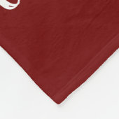 ベビーザコールド外かわいらし赤&白クリスマス フリースブランケット (角)